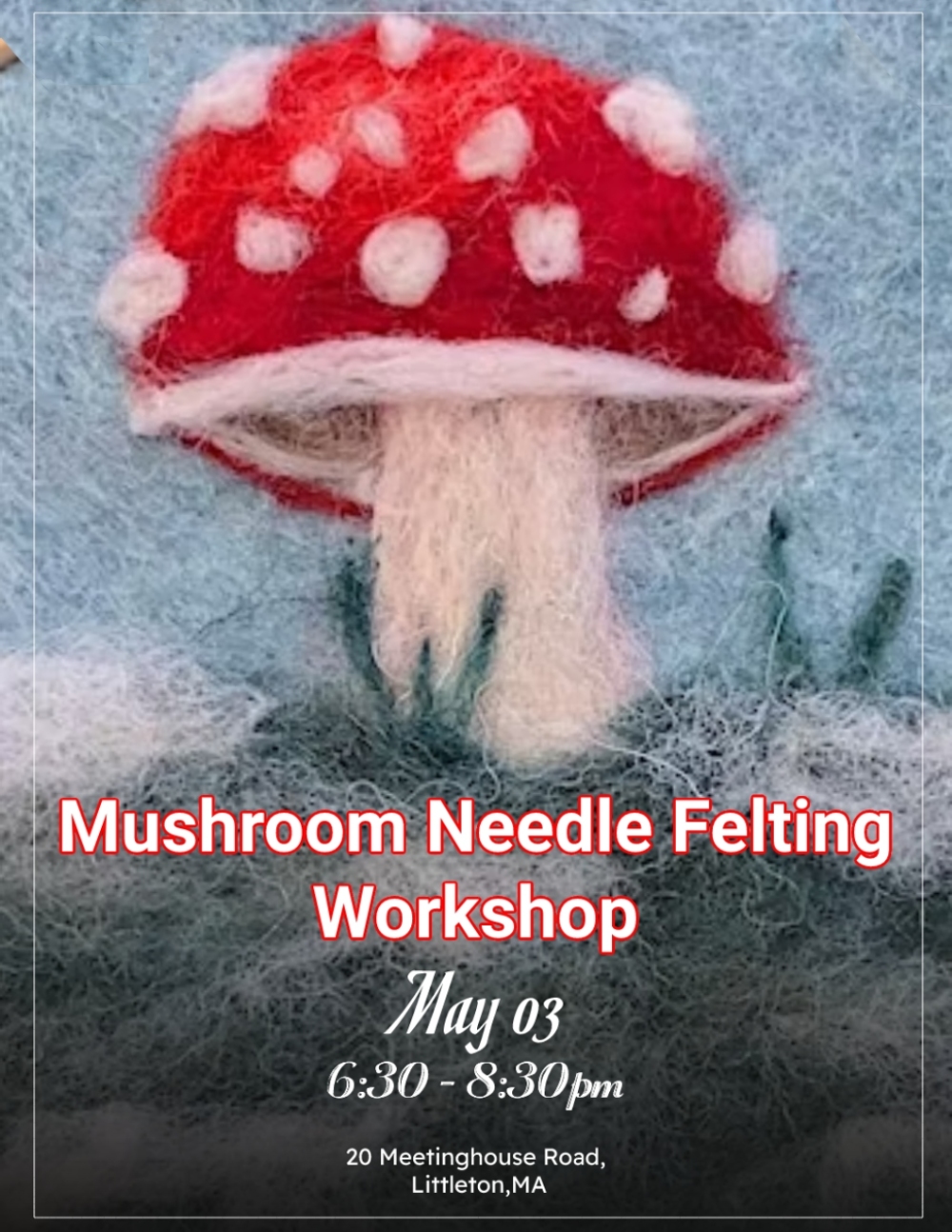 mushroom needle felting